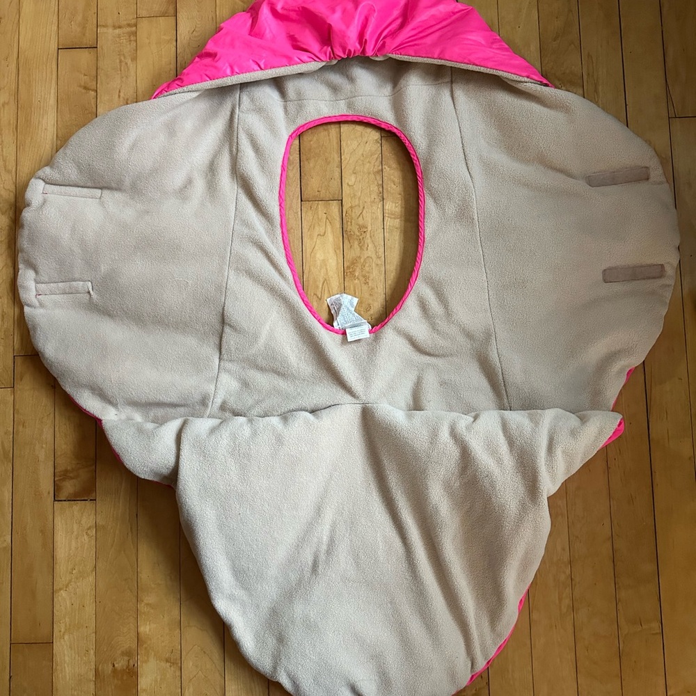 7 A.M. Enfant Kids Hot Pink Puffer Jacket - Picture 4 of 6